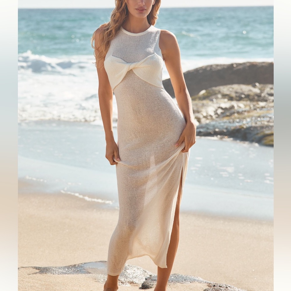 *Anthropologie Sunday in Brooklyn Twist Front Maxi Dress